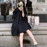 2021夏新款精致大翻领连衣裙020-119-P95K148，女装连衣裙，叁秋一裳