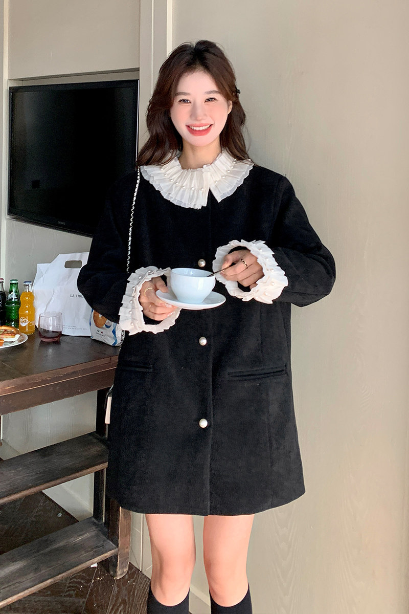 超火富家千金感黑色小香风西装外套女春秋2025新款独特超好看西服图片