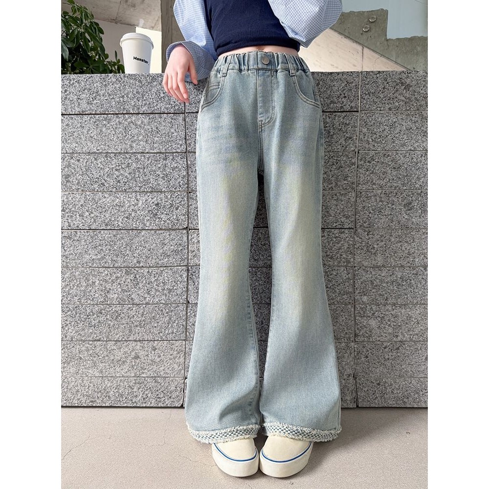 胖东来山姆女童牛仔裤2026新款春秋装洋气儿童装弹力裤子大童女孩,童装/婴儿装/亲子装,儿童牛仔裤,淘宝优惠券,粉丝福利购,淘宝优惠卷