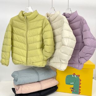 胖东来山姆高蓬松90白鸭绒~立领轻薄羽绒服内胆男女儿童轻便型内