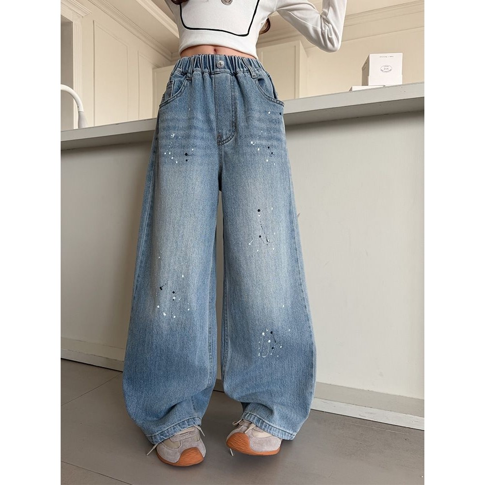 胖东来山姆女童裤子春秋款2026新款洋气童装小女孩秋装阔腿裤儿童,童装/婴儿装/亲子装,儿童牛仔裤,淘宝优惠券,粉丝福利购,淘宝优惠卷