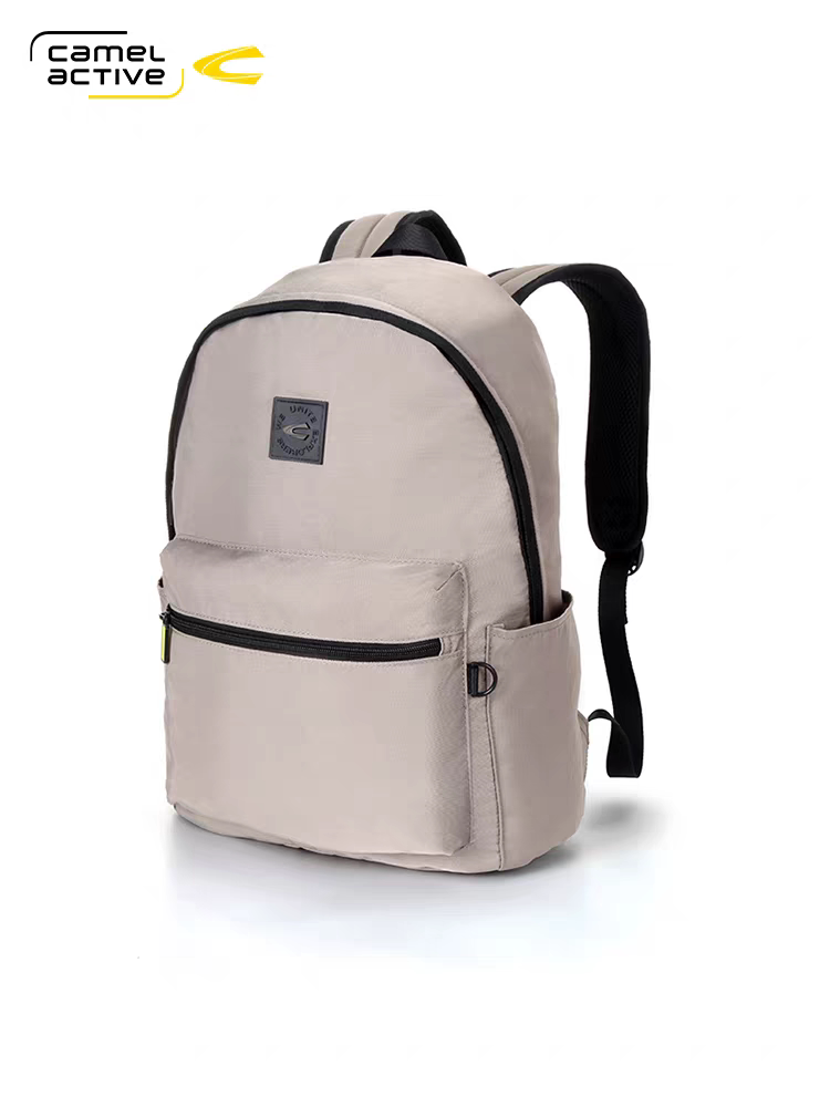 祥兴骆驼双肩包2026新款韩版旅行背包涤纶收纳大容量学生书包CA12