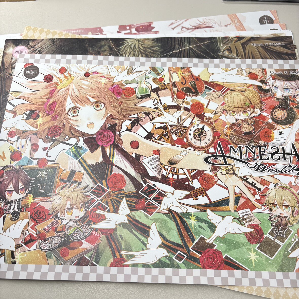 amnesia 失忆症/collar malice 纸质餐垫 海报 a3大小