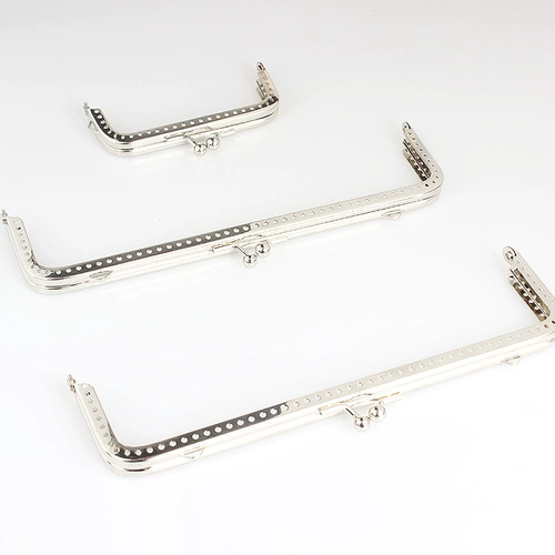 Квадратная сумка, серебряная ткань, квадратный аксессуар для сумки, DIY