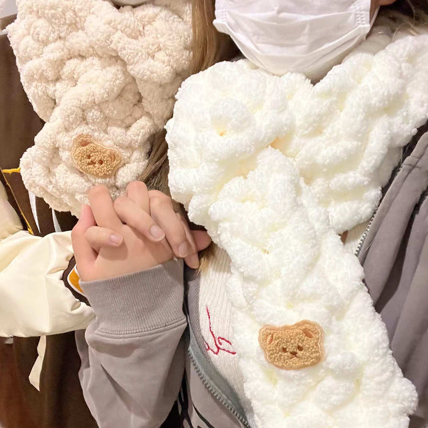 手指围脖手工编织diy材料包