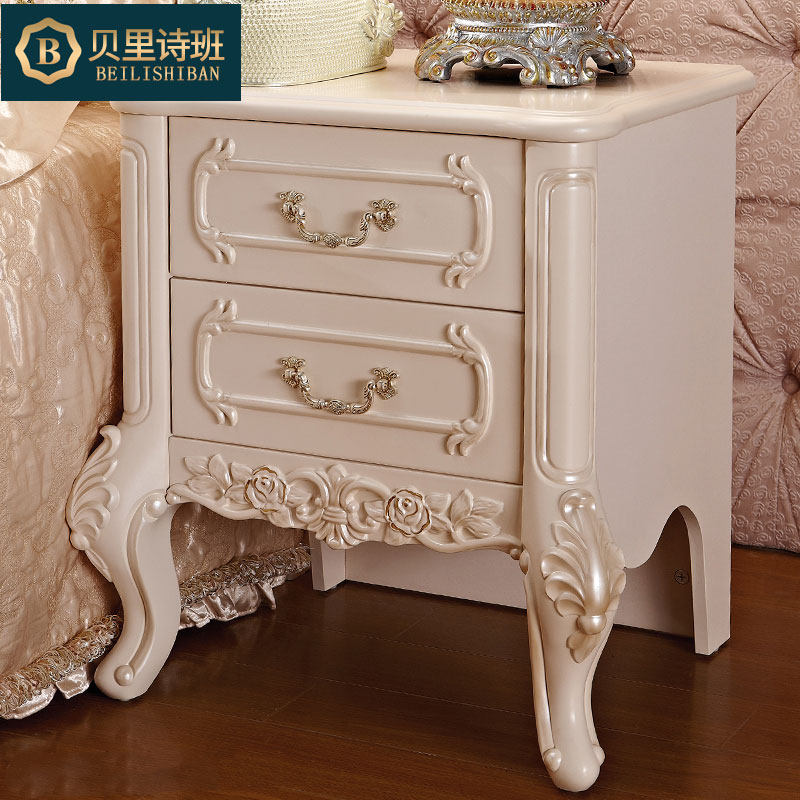 贝里家具 欧式床头柜简约荷花白法式卧室迷你小床边柜子储物柜|msdalam kategori perabot kediaman, kabinet, Meja sisi katil - dari Buy2taobao.com untuk memberikan perkhidmatan ejen Taobao profesional membeli
