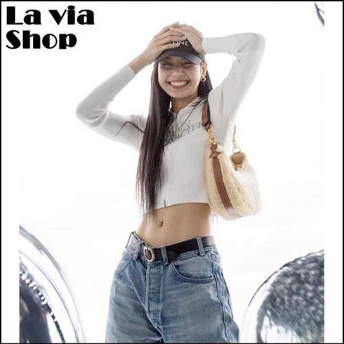 买手店少量现货Praying针织衫Lisa同款字母印花上衣女