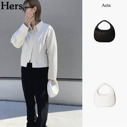 正品Aeta月牙包复古鹿皮腋下单肩手拎手提包女