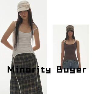现货 买手店 coyseio 25早春新款简约百搭修身吊带背心上衣女