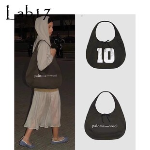 【Paloma Wool 设计师品牌】现货正品十周年限量款数字印花托特包