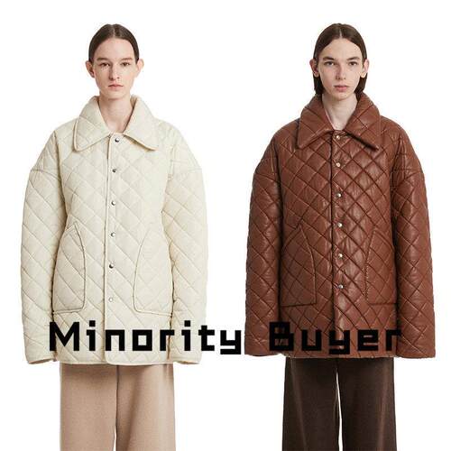 Minority韩国买手 TRUNK PROJECT 纯色翻领宽松单排扣大口袋棉服