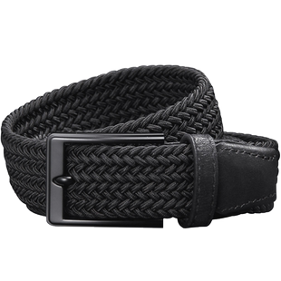 战术鸟藏宝图丨高端弹力编织皮带无孔编制腰带男帆布松紧弹性裤带