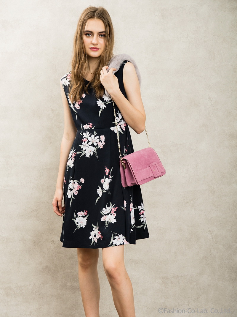 杂志显瘦背心裙连衣裙优雅