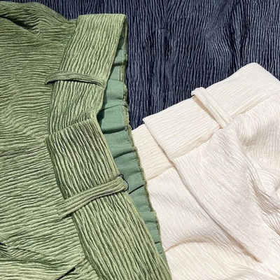 直筒休闲裤天鹅绒感直筒裤