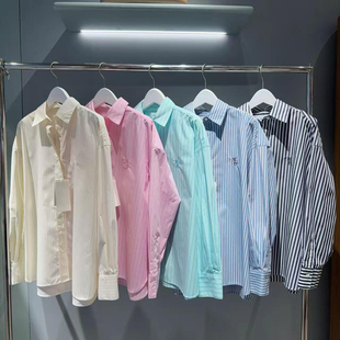 色织条纹2WAY穿柔韧挺括小廓感衬衫 时装 MO家超人气 高GEEK学术感