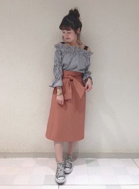 优雅垂感显瘦蝴蝶结包臀半身裙