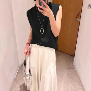 美貌野心家 MO家 進口纱线 王牌打底 圆领/高贴合度/百搭针织背心