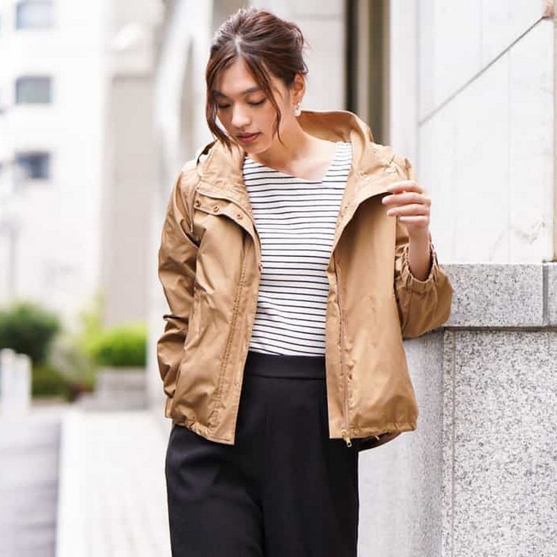 舒适出行 户外轻运动 可脱卸夹棉内胆防风防水连帽冲锋衣夹克外套