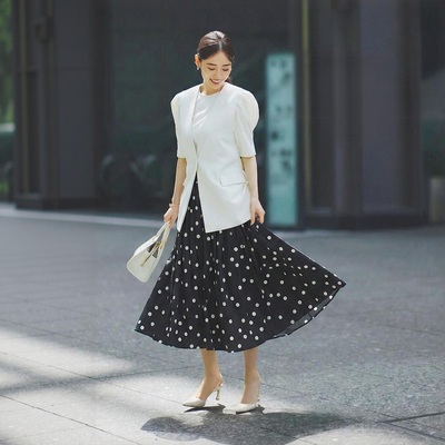 【实穿选手】MO超人气 舒适加宽松紧腰藏肉空氣大裙摆伞裙半身裙