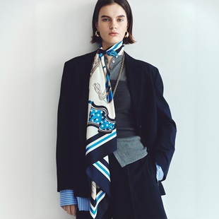 叠穿风假两件设计西装 巴黎女绅士 衬衫 Max菁英感 外套 MO家超人气