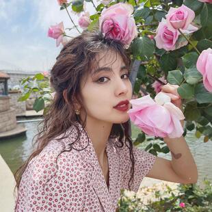 1.5w+稀罕高端 法式优雅 典雅气质西装领系带收腰印花衬衫连衣裙