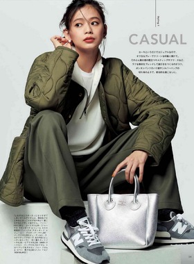 爆款 日杂感 复古波浪形绗缝 FUDGE风 宽松绗缝棉服外套