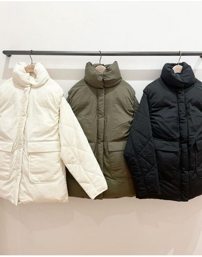 3way穿面包领马甲+绗缝棉衣套装