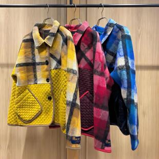 4.5w+稀罕高端 仅6件~客供意大利琎口轻量羊毛呢拼色翻领大衣外套