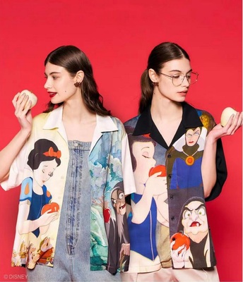 垂坠舒适人棉翻领休闲衬衫