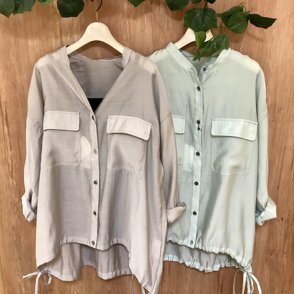 1.6W+高端 好物推荐 進口！透气感面料/轻薄/防晒 抽绳口袋夹克