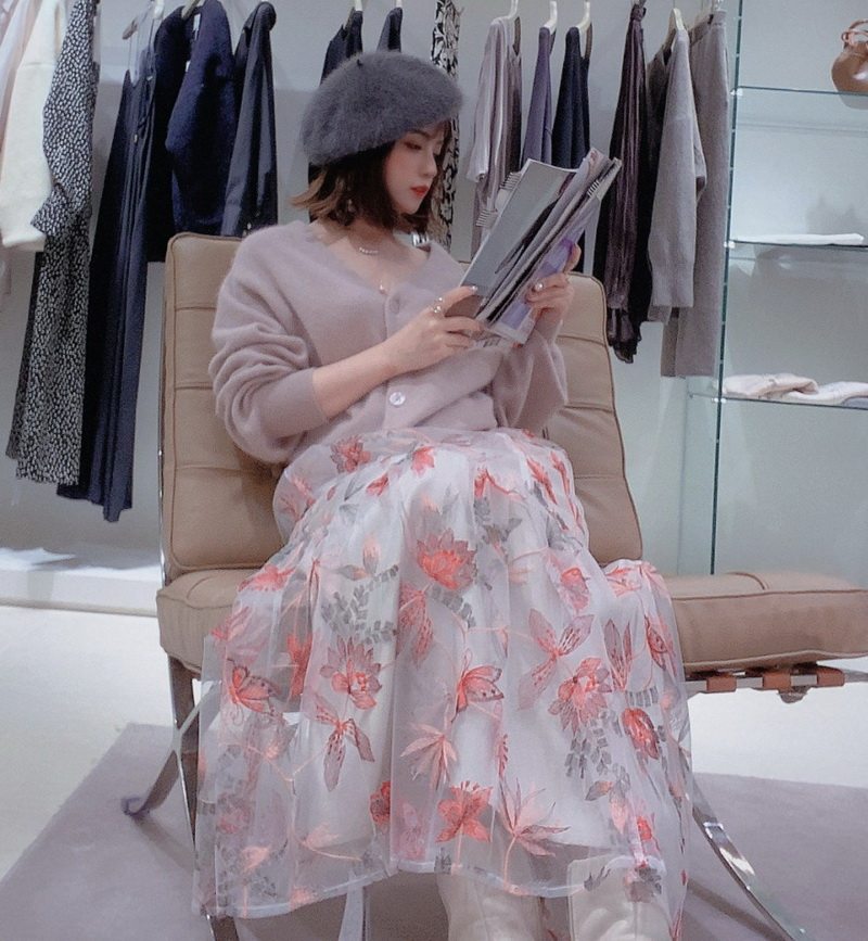 美到窒息！四千金 韩国琎口面料 花卉刺绣薄纱鱼尾半身裙,女装/女士精品,半身裙,淘宝优惠券,粉丝福利购,淘宝优惠卷