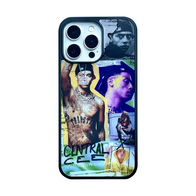 sideline原创嘻哈说唱欧美歌手Central Cee iPhone17promax全包手机壳iPhone16 pc贴片壳适用于苹果手机壳