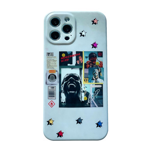 iPhone17promax全包半透明硬壳情侣款 保护壳ip16pro手机壳 Rocky sideline原创嘻哈说唱歌手Asap
