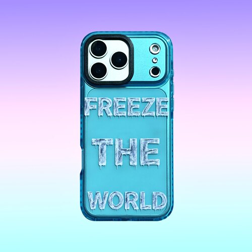 sideline原创DRAKE ICE MAN专辑手机壳iPhone17promax透明湖蓝色硅胶软壳16pro情侣嘻哈说唱保护壳16pro