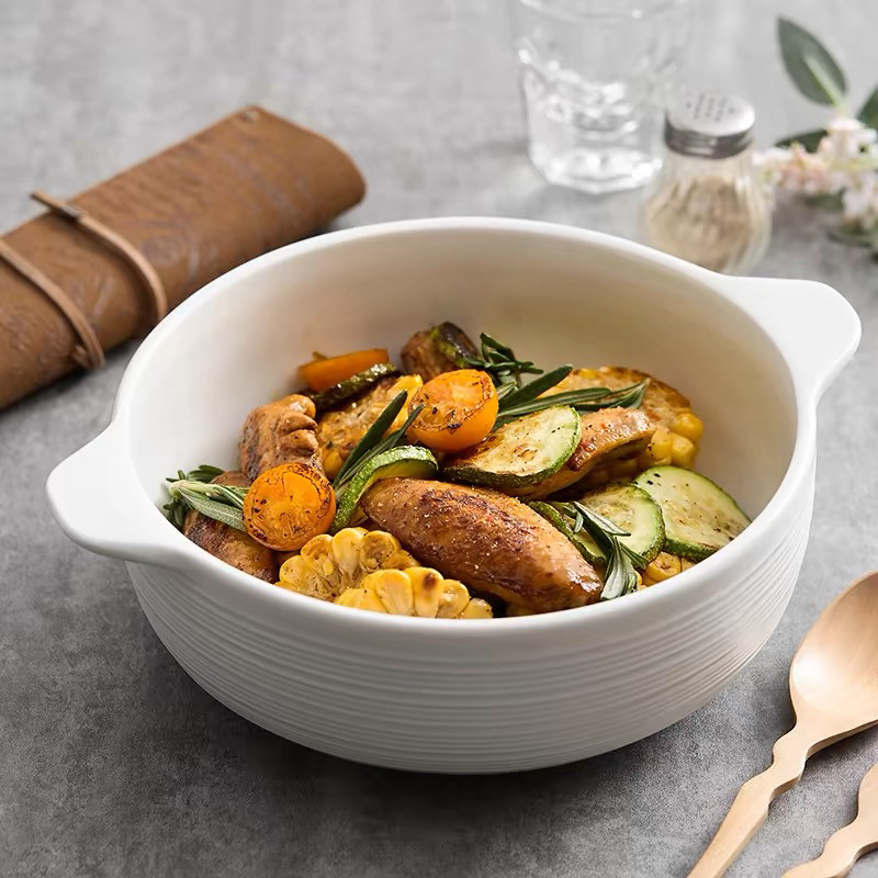 汤碗家用2024新款双耳防烫大汤盆日式创意深碗大号泡面碗陶瓷大碗,餐饮具,碗,淘宝优惠券,粉丝福利购,淘宝优惠卷