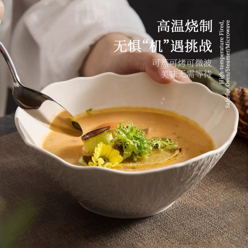 陶瓷碗家用2026新款高颜值沙拉碗特别好看的饭碗个人专用大碗面碗