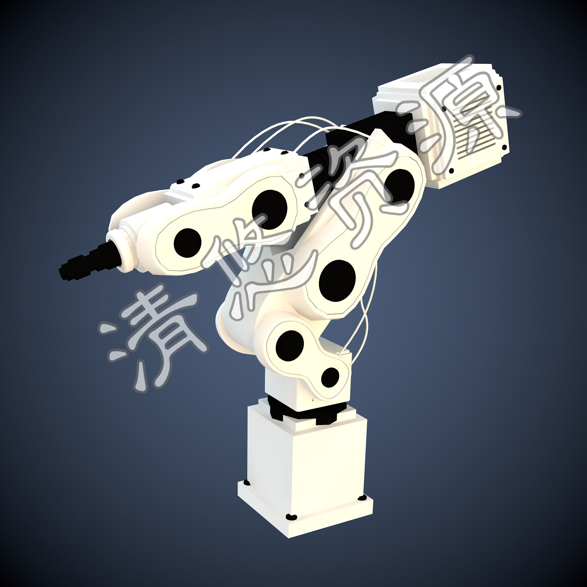 c4d fbx obj格式模型 科技机械手臂 源文件 设计建模参考 828