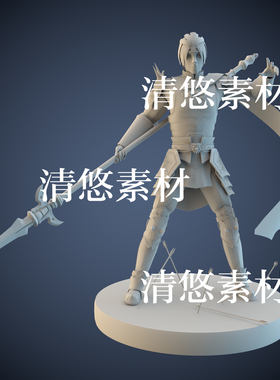 古代将军赵云盔甲人物武器maya c4d fbx obj格式模型 非实物A472