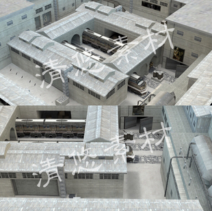 fbx obj文件896 c4d 阿拉斯加cf穿越火线射击游戏场景建筑3dmax