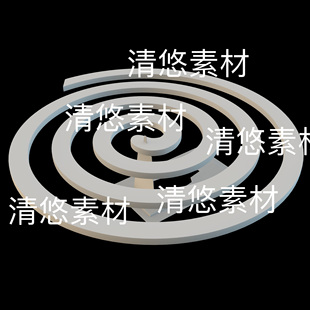 c4d 蚊香支架模型文件 fbx 3ds格式 非实物B946 obj maya