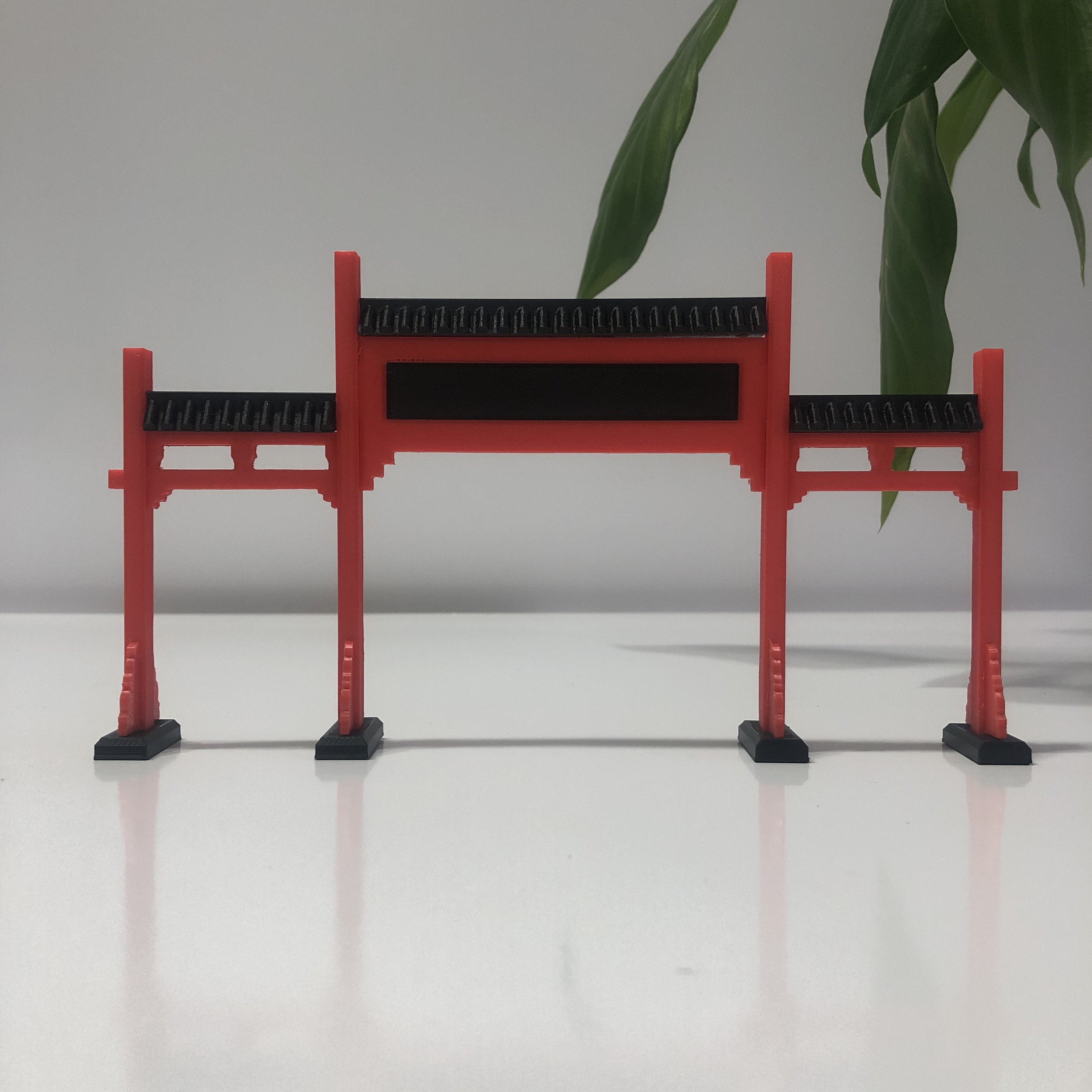 中式古风微缩牌坊摆件