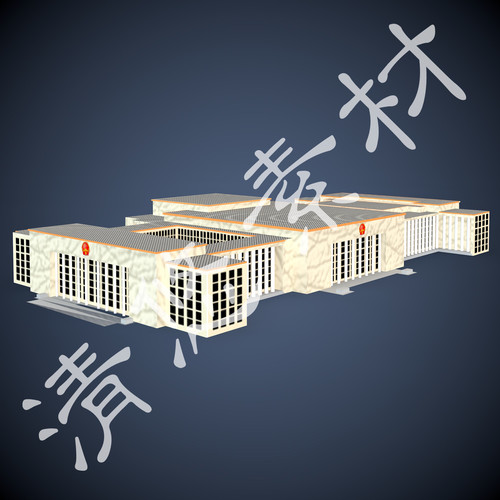 北京大会堂3dmax c4d模型 现代建筑fbx格式402