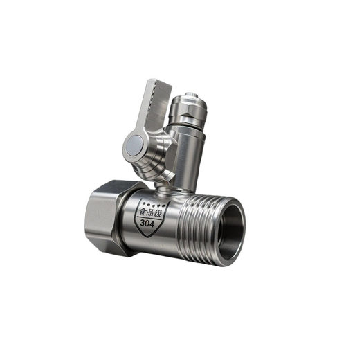 家用净水器304不锈钢进水三通阀