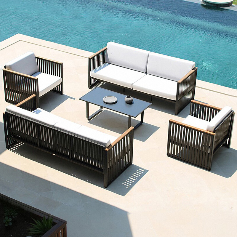 户外藤编沙发庭院花园室外