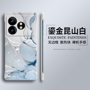 鎏金水墨适用真我gtneo6se手机壳realme新款neo无GT边6框5外壳11后pro大师10探3索2女por保护noe版x50套se男+