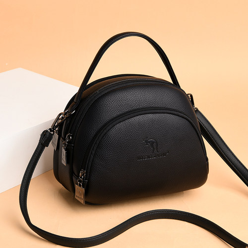 真皮小包墨森歌袋鼠韩版