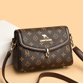 真皮小包女2026夏新款 百搭牛皮斜挎包中老年单肩包软皮妈妈包女包