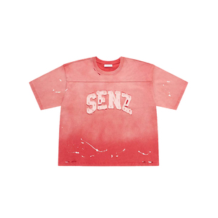 Jersey Distressed Drip 做旧复古 球衣短袖 Sense