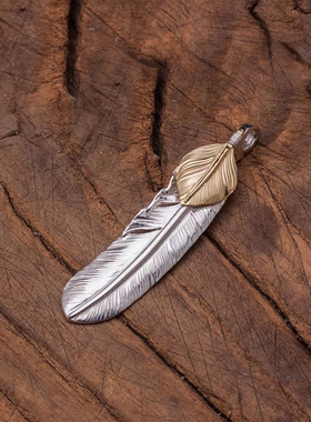 高橋吾郎goro’s上金特大羽吊坠全新品未使用右向