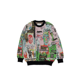 NECK ［5折］WACKO CREW BASQUIAT SWEATER圆领套头毛衣 MARIA
